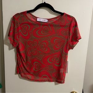 Lisa Says Gah Wild Hearts Short Sleeve